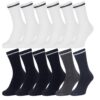 Iron Mountain Chaussettes de Sport Classiques Taille Unique Hommes 4 Couleurs Mélangées