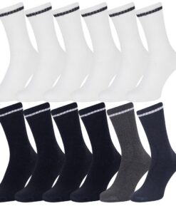 Iron Mountain Chaussettes de Sport Classiques Taille Unique Hommes 4 Couleurs Mélangées