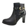 LAURA VITA Bottines Noires pour Femme - Loisirs Élégantes et Comfortables - Taille EU 37-42