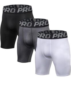 LANBAOSI shorts de compression pour homme - Sous-vêtements de course et gym pour l'entraînement sportif
