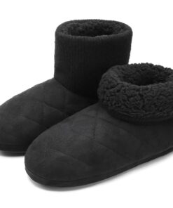 COFACE Homme Haute Qualité Chaussons d'hiver Chaud Anti-dérapant