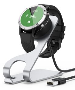 Chargeur Garmin Fenix et Forerunner - Aluminium Argent