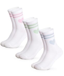 Occulto Chaussettes Sport Coeur Lot de 3 pour Femmes - Modèle Venus - OEKO-TEX STANDARD 100