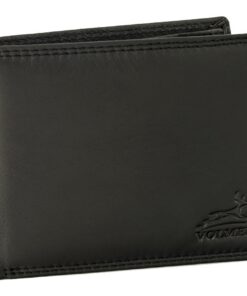 Fa.Volmer Portefeuille en Cuir Véritable Confortable et Stable NoirRFID Blocking#EasyComfort
