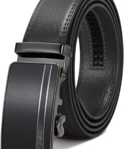 Ceinture JASGOOD Homme Cuir Automatique à Cliquet | Cadeau Perfecto pour Hommes | 3 Tailles Disponibles