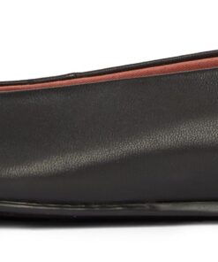 Tommy Hilfiger Ballerines Femme Flat Bow en Cuir, Noir (Black), 41 - Chaussures de femme - Casual - Femmes - Mode - Bott