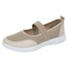 Chaussures de marche femmes respirantes maille plate tricot antidérapantes semelle souple confortables antidérapantes lé