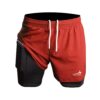 Rane Sports Short de Course 2 en 1 pour Hommes - Léger et Comfortable pour Marathon en Extérieur - Élégant et Durables