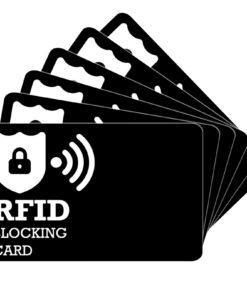 KEYRI Anti RFID Carte Protecteur Ultra-Mince Hommes et Femmes Portefeuilles (Noir) KEYRI Anti RFID Carte Protège Ultra