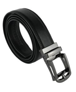 Ceinture homme Conte Massimo en Cuir Véritable Ajustable avec Boucle Automatique