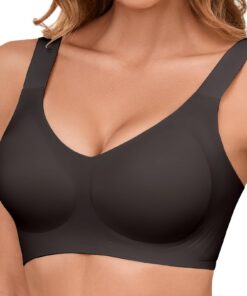 RITOSTA Push Up Femme Col en V Soutien-Gorge Minimiseur Comfort Bralette sans Coutures