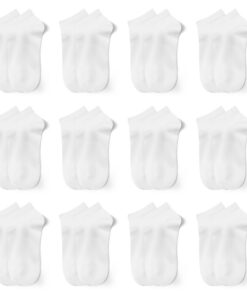 Chaussettes Enfant en Coton Desanlapi - Lot de 12 - Mixte - Athlétiques pour Garçons et Filles