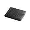 DFHXALH Portefeuille Homme Fibre De Carbone À Trifold Ultra-Mince Porte-Monnaie 13 Emplacements Cartes Carbone Noir