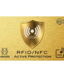 Hikers Étui de Protection Anti-RFID/NFC pour Carte de Crédit, Carte Bancaire Sans Contact et Passeport, Protection Total