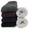 Chaussettes chaudes Josnown Homme Épaisses Hiver Thermo Taille 39-45 Course Randonnée