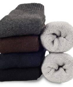 Chaussettes chaudes Josnown Homme Épaisses Hiver Thermo Taille 39-45 Course Randonnée