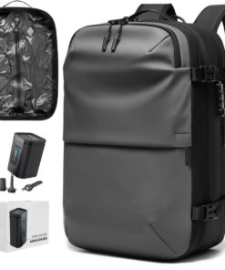 ILYS Skybag® – Sac à Dos Multifonction avec Compresseur | Bagage à Main 2-en-1 pour Voyageurs | Compression jusqu’à 50%