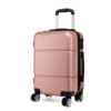 Kono Valise Cabine Rigide ABS Légère 55x38x22 cm 33L Trolley de Voyage pour Voyageurs, Voyage, Valise à Roulettes