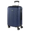 Valise ITACA Moyenne Rigide Bleu Marine Pour Tout Voyage et Soute de Luxe