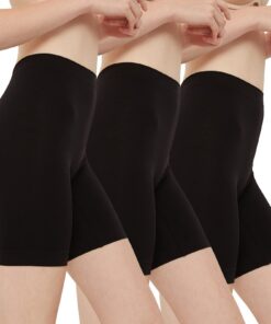 Shortsinner Sy Femmes Doux Lot de 3 sans Couture Sécurité Oeko-TexLotÉlégant UsageSportatifComfortstretch