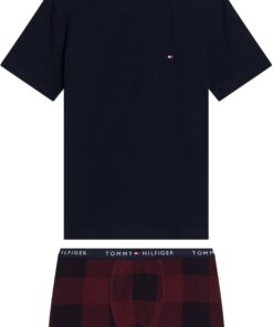 Tommy Hilfiger Coffret Cadeau T-Shirt Manches Courtes & Caleçon pour Garçons