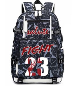 Sac à dos FANwenfeng pour Joueur de Basketball numéro 23 Multifonction Voyage Étudiant Homme Femme Portable