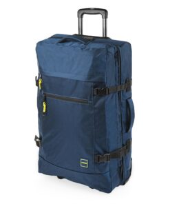 Valise Souple JASLEN Grande Taille Bleu Marine|Résistant et Léger|Valise Écologique|Valise Idéale Voyage|Valise Idéale W