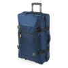 Valise Souple JASLEN Bleu Marine - Grande Taille Résistante et Léger | Sac de Voyage Roulette | Idéal pour Voyageurs Réc