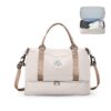 Sac de voyage HPLQQ imperméable pour femme Ryanair C10-beige Marron
