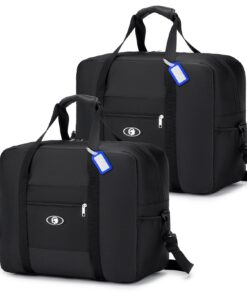 Sac de cabine Easyjet Tui Airways pliable SpaHER 2X - Spécifique aux voyageurs - Vols courts - Organisation optimisée -