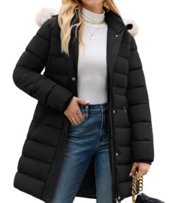 Yuson Chic Blouson Matelassé Manteau Hiver Femme Chaud Global Recycled Standard Yuson Long Puffer Parka à Capuche Chic M