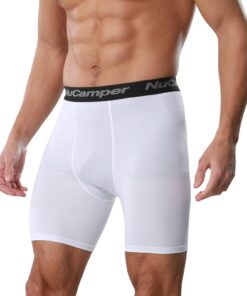 Shorts de compression NuCamper pour hommeCourt de sport pour running et cyclismeRespirant à séchage rapide et multi-usag