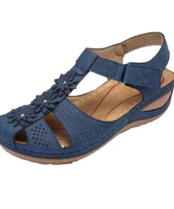 Chaussures de plage confortables pour femmes à talons compensés, chaussures souples et décontrôlées pour femmes et fille