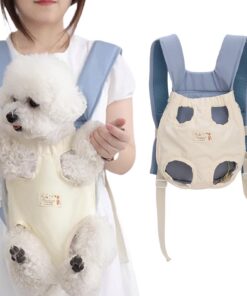 Sac À Dos Respirant Sécurisé pour Chats Et Chiens | Lyanny Pour Entraînements Quotidiens Marches Et Sorties À La Plage |