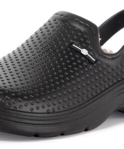 Sabots Fourrure Imperméables pour Femme et Homme - Chaussures de Jardin Lined Mules Hiver Pantoufles