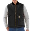Carhartt Gilet en grès doublé de courtepointe arctique pour hommes en hiver chaud et polyvalent