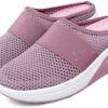 HJXX Chaussures de Marche Respirantes pour Femmes Diabétiques - Chaussures de Marche Orthopédiques Coussin d'Air EU 39.5