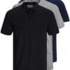 JACK & JONES Polos homme.short sleeve slim fit Noir Blanc Bleu Gris XS-S-M-L-XL-XXL