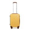 Valise cabine Kono Jaune | Rigide 4 roulettesavec serrure TSA | Standard Global Recycled Standard