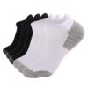 Chaussettes Respirantes Hommes Femmes Running Anti Transpiration Coupe Ski Noir