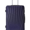 TROLLEY ADC Valise Grande Taille 75cm - Bagage Soute XL 94L ABS Léger et Résistant – Bleu Marine