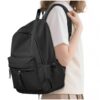 HYC00 Sac à Dos Scolaire Fille Collège Ado Lightweight College Pack School Bag