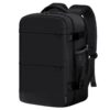 KIRFEIHT Bagage Cabine Ryanair Noir - Sac à Dos Voyage Noir - Compagnies Aériennes - 40x20x25 - Avion