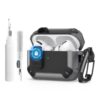 Coque rigide antichoc Wanme pour Airpods Pro 2, clip de verrouillage sécurisé, compatibilité AirPods Pro 2e/1ère générat
