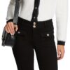 Morgan Pull-Over Femme En Laine Douce Élégant Vêtement Hiver Chaude Foncée Coupe Élégante Taille Unique