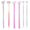Hifot épingle à cheveux raides poucles enfants licorne sirène accessoire dressup party