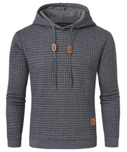JustSun Sweat à Capuche Homme Mode Élégante Sweatshirt Sportif pour Homme Large Taille