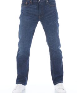 Levi's 513 Slim Straight Jeans Homme Bleu Foncé pour Adultes Américains Modèle Regular Fit Confort Absolu 32x32 US