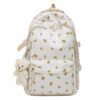 JIABAOZ Sac À Dos Scolaire Léger pour Fille Primaire et Femme - Cartable Étudiant Anti-Vol avec Poche Organisateur (15,6