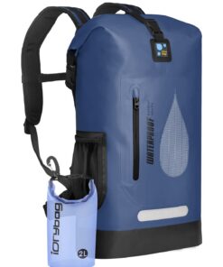 Sac à Dos étanche IDRYBAG 30 L pour Homme en Randonnée et Camping Sac étanche pour Kayak Canoë et Bateau